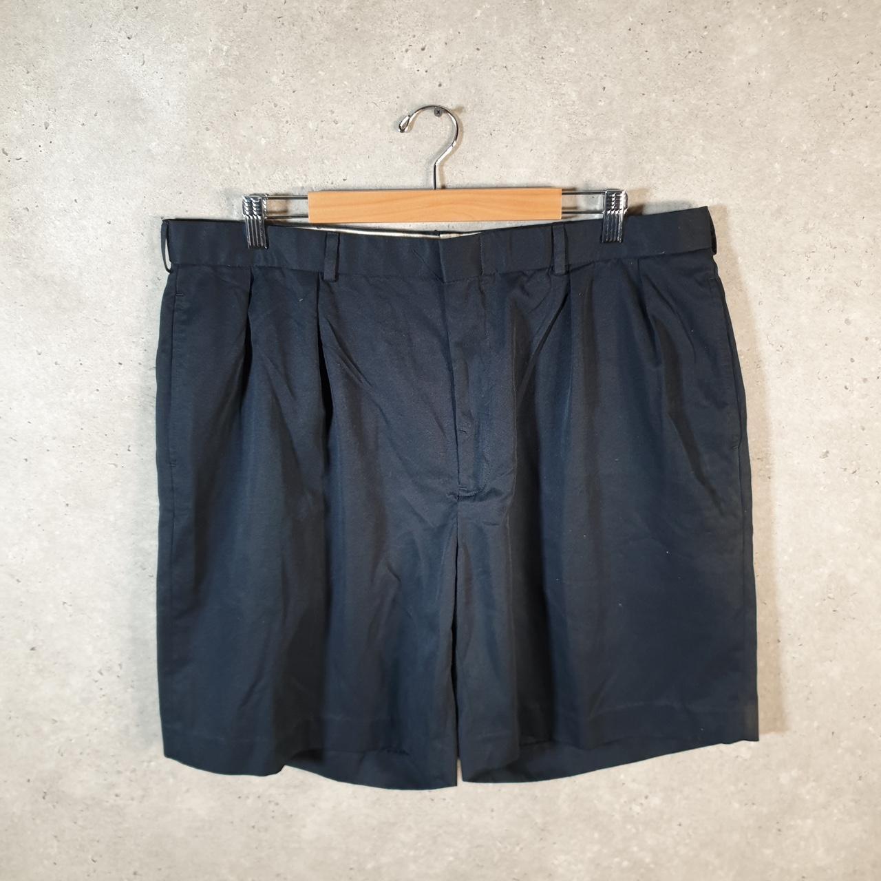 Vintage Ralph Lauren Polo Shorts Jorts Chino Cargo Men’s W40 Navy Blue Baggy Cotton