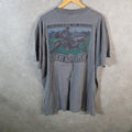 Vintage Delta Christian’s in Action Great Adventure 90s USA Single Stitch T Shirt Men’s XL Grey