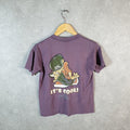 Vintage No Rules It’s Cool Y2K Graphic 90s Single Stitch T Shirt Men’s XS Purple