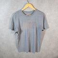Vintage Nike Spellout T Shirt Men’s Small Grey Logo Printed Swoosh Athletic