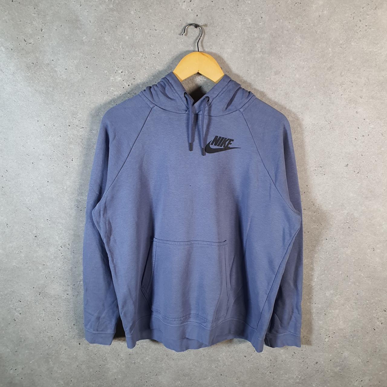 Vintage Nike Club Hoodie Womens Large Lilac Swoosh Y2K Pullover Logo
