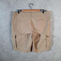 Vintage Dockers Chino Shorts Jorts Cargo Men’s W36 Brown Baggy Cotton A4415