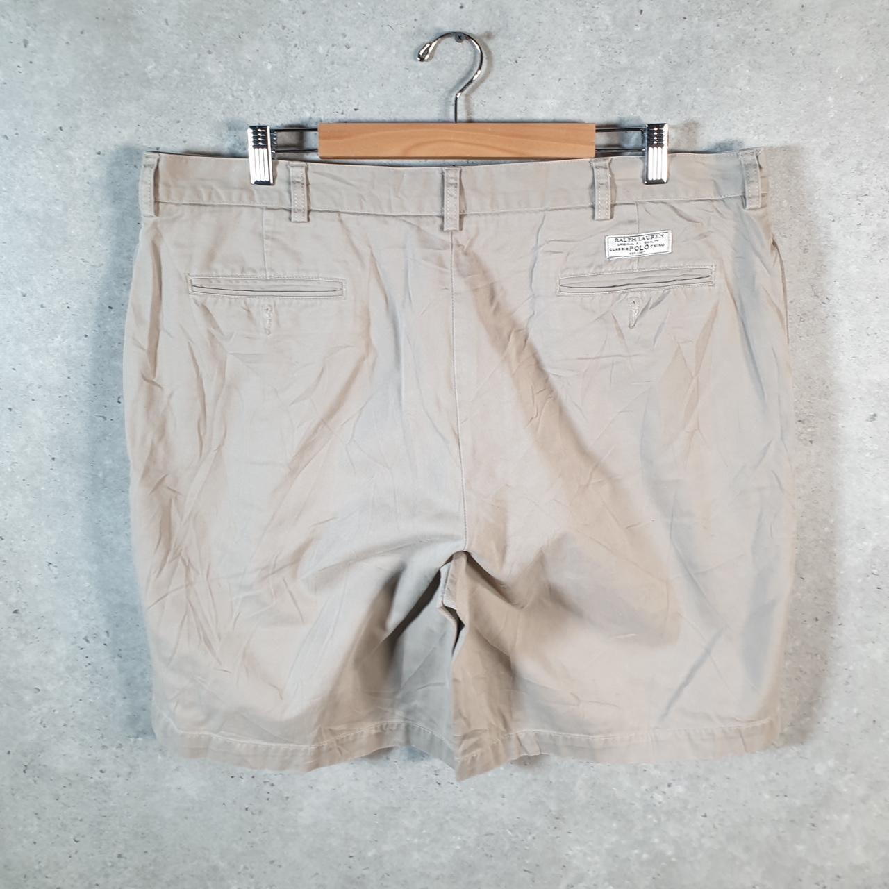 Vintage Ralph Lauren Polo Shorts Jorts Chino Cargo Men’s W40 Brown Baggy Cotton A4364