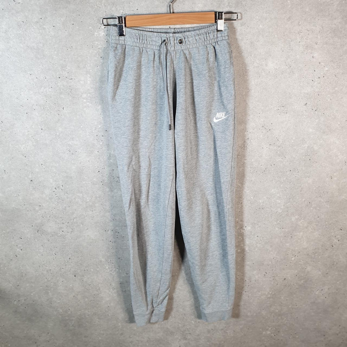 Vintage Nike Club Sweatpant Joggers Mens XS Xsmall Grey Swoosh Sports Tracksuit - Big Fish Vintage