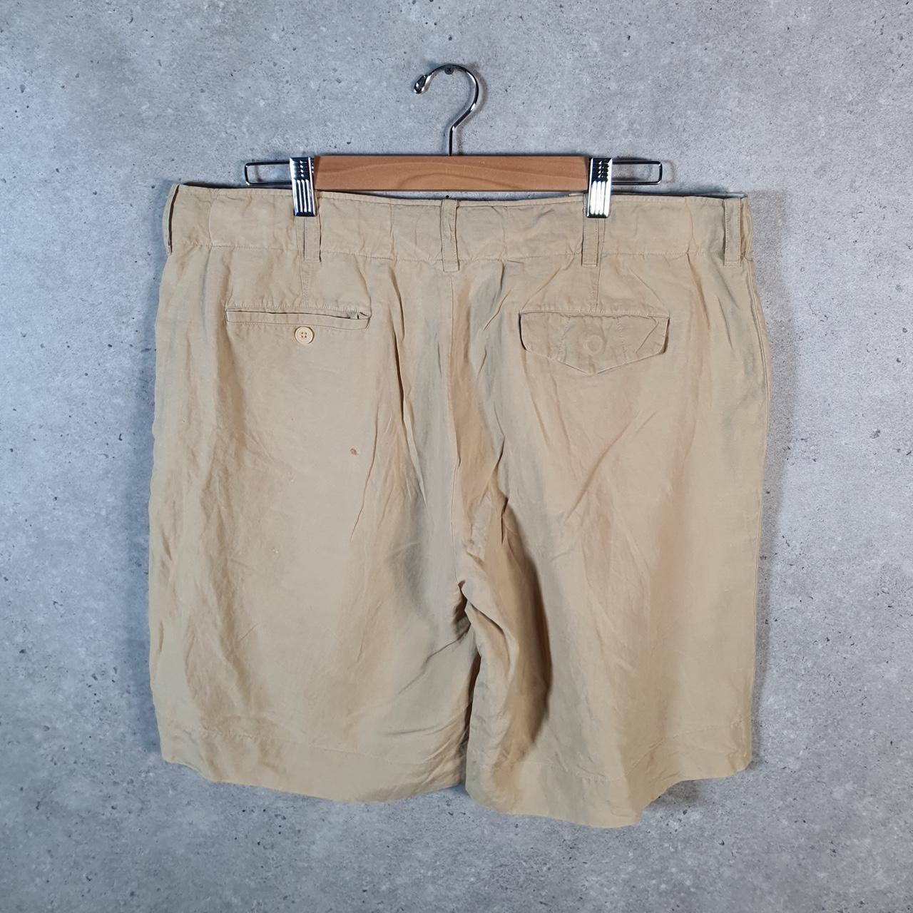 Vintage Ralph Lauren Polo Shorts Jorts Cargo Men’s W36 Brown Baggy Cotton Big Fish Vintage