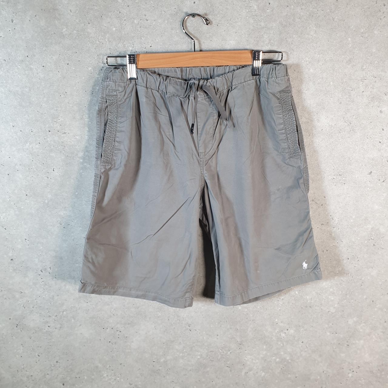 Vintage Ralph Lauren Polo Shorts Jorts Chino Cargo Womens W28 Grey Baggy Cotton