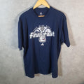 Vintage Adidas 2009 Final Four Detroit T Shirt Men’s Large Blue Three Stripes Logo
