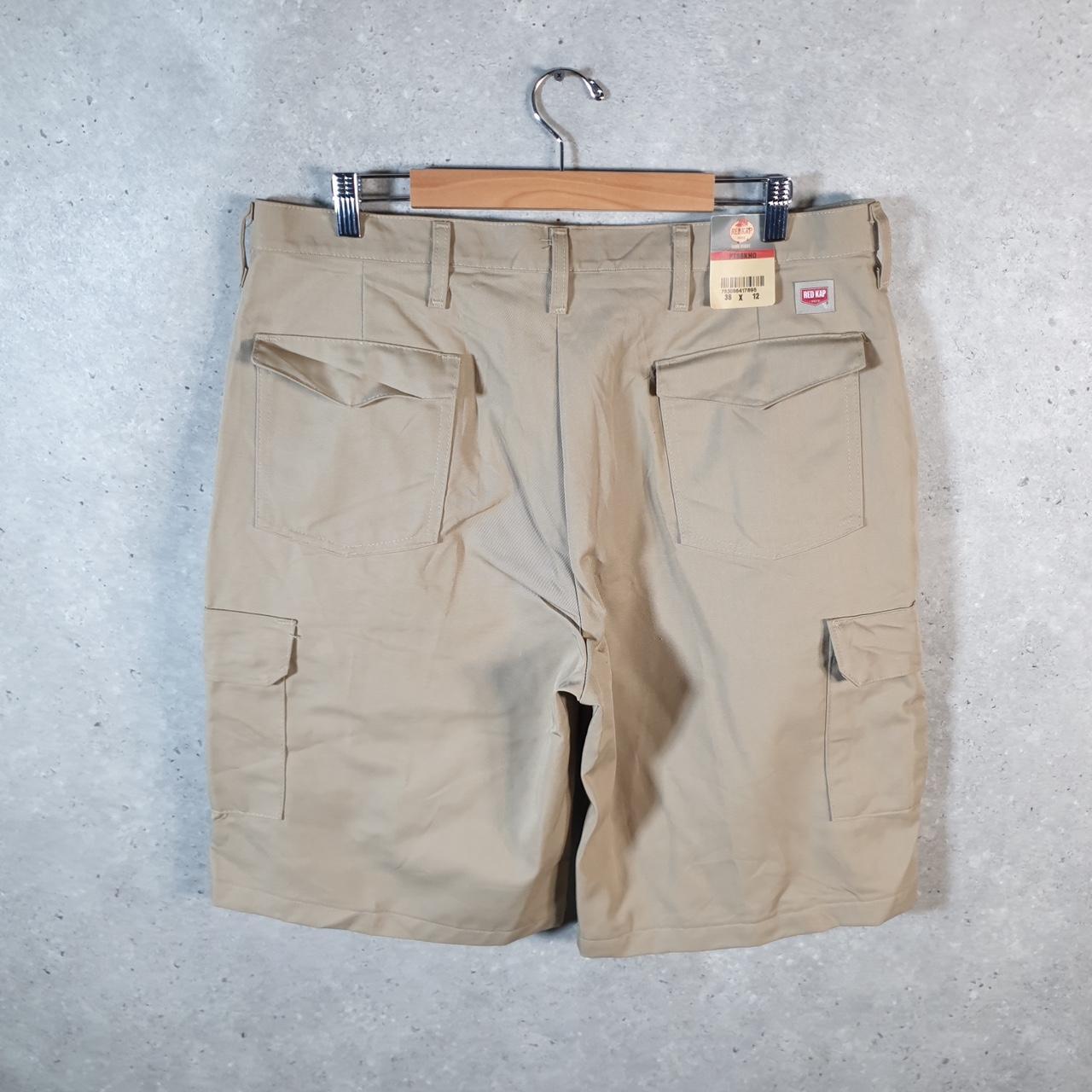 Vintage Red Kap Baggy Chino Shorts Jorts Cargo Mens W38 Brown Loose Fit