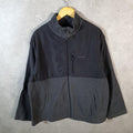 Vintage Chaps Ralph Lauren Fleece Sweatshirt Jacket Mens Large Grey Full Zip