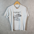 Vintage Battle of Ramsours Mill Whig Captains Grave USA Single Stitch T Shirt Men’s Small Grey C8016