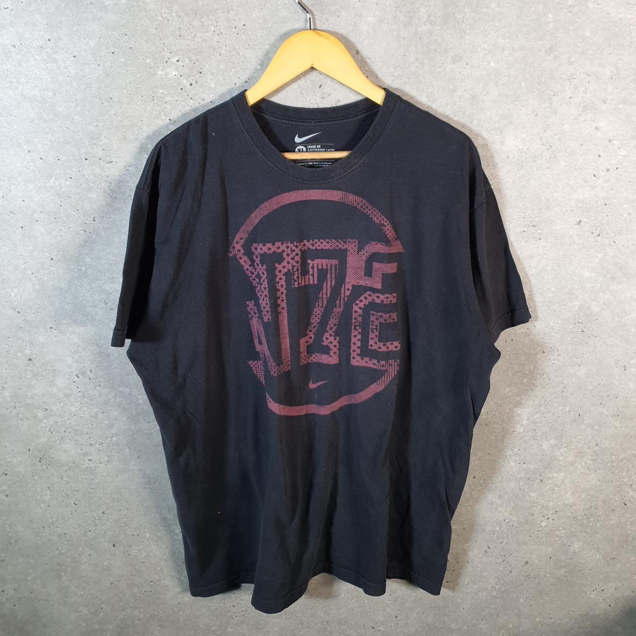 Vintage Nike N72 Graphic T Shirt Men’s XL Black Swoosh Athletic