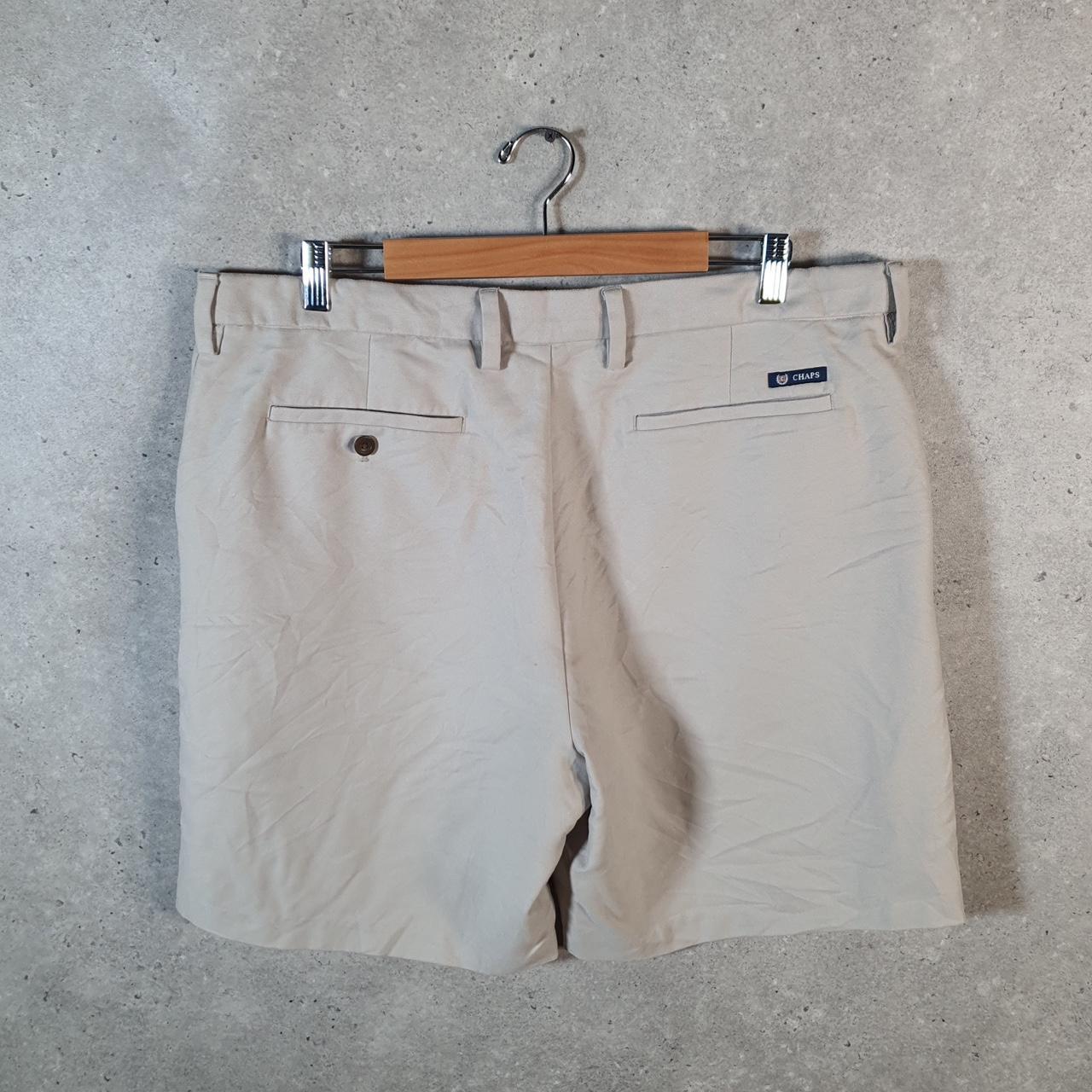 Vintage Chaps Ralph Lauren Chino Shorts Jorts Cargo Men’s W38 Brown Baggy Cotton