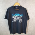 Vintage Screen Stars Desert Storm US Troops 90s USA Single Stitch T Shirt Men’s XL Black C8065