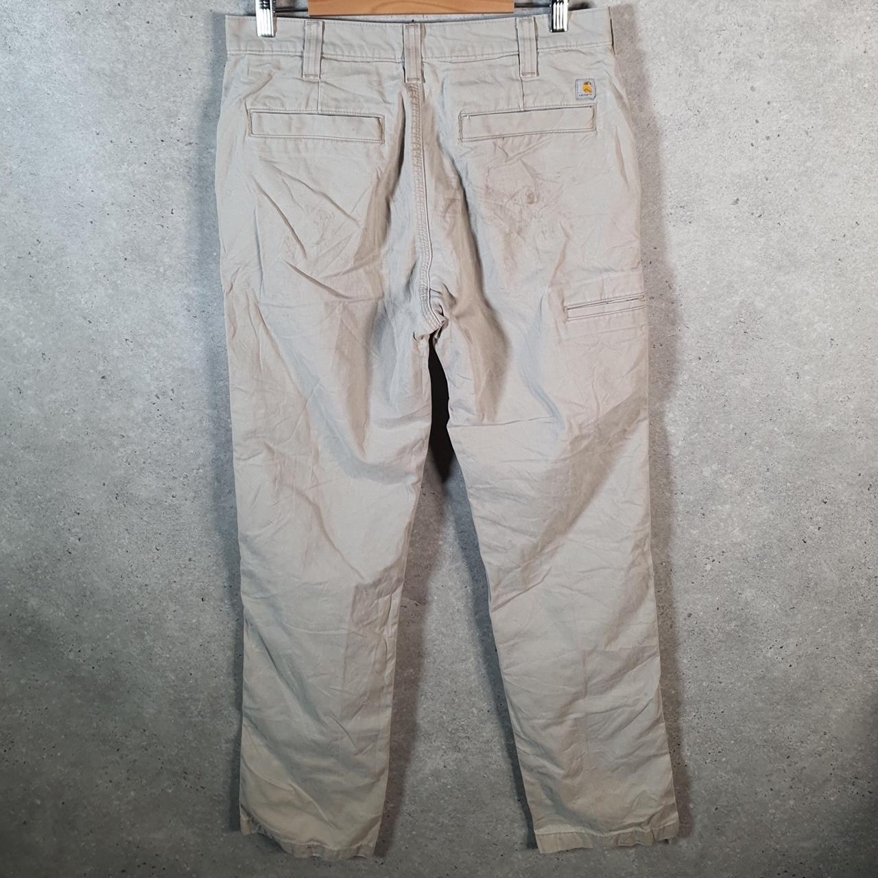 Vintage Carhartt Carpenter Trousers Mens W33 L36 Brown Relaxed Fit Workwear USA