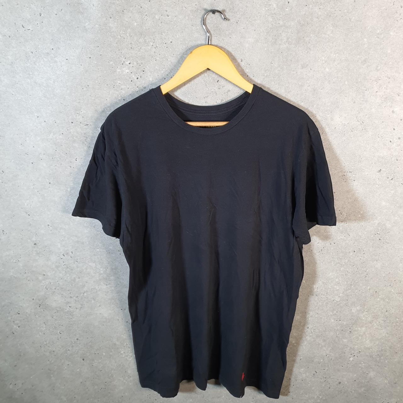Vintage Ralph Lauren Polo T Shirt Men’s Large Black Classic Fit Pony