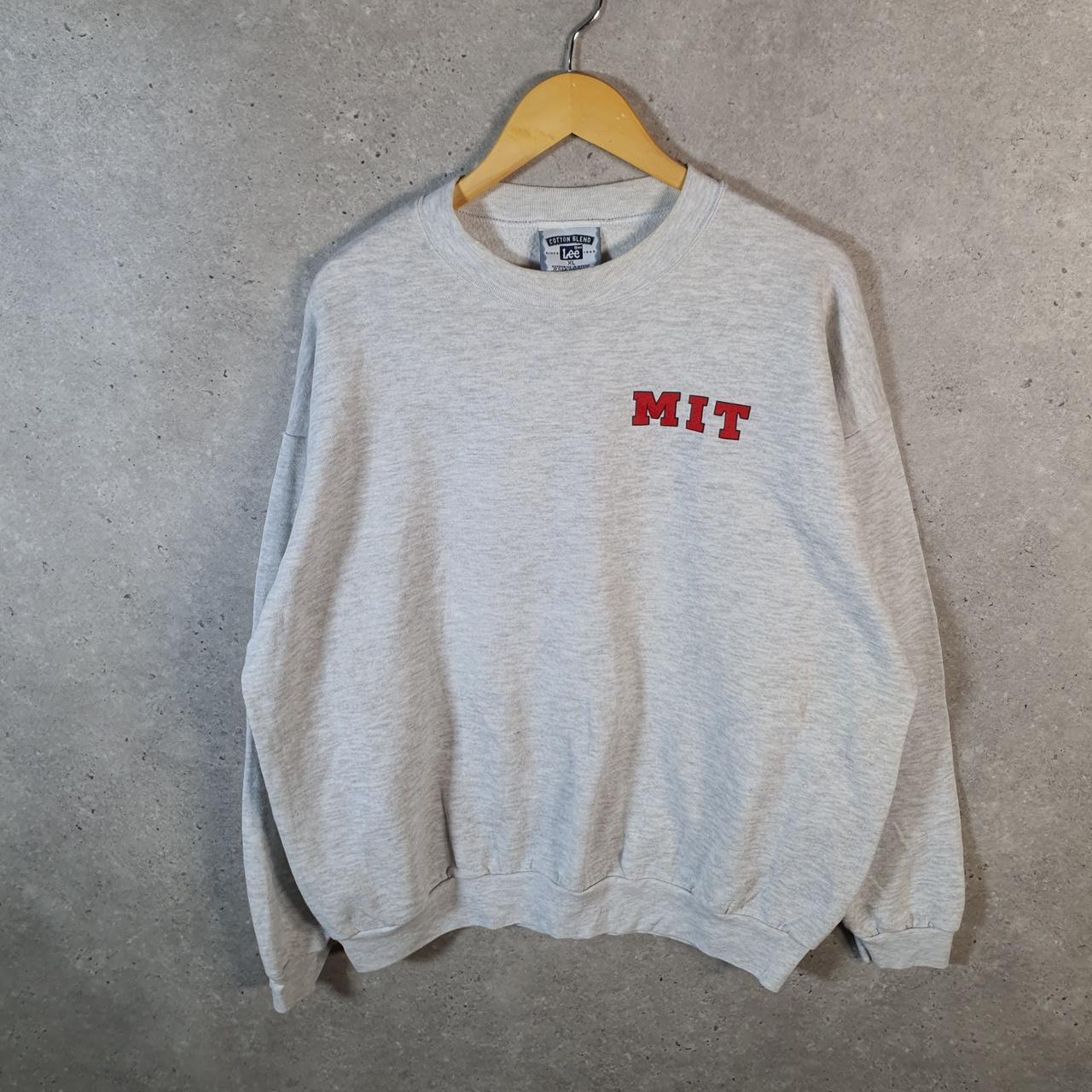 Vintage Lee Cotton Blend Sweatshirt Men’s XL Grey USA MIT Pullover
