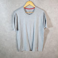Vintage Ralph Lauren Polo T Shirt Men’s Large Grey Embroidered Classic Fit Pony C9036