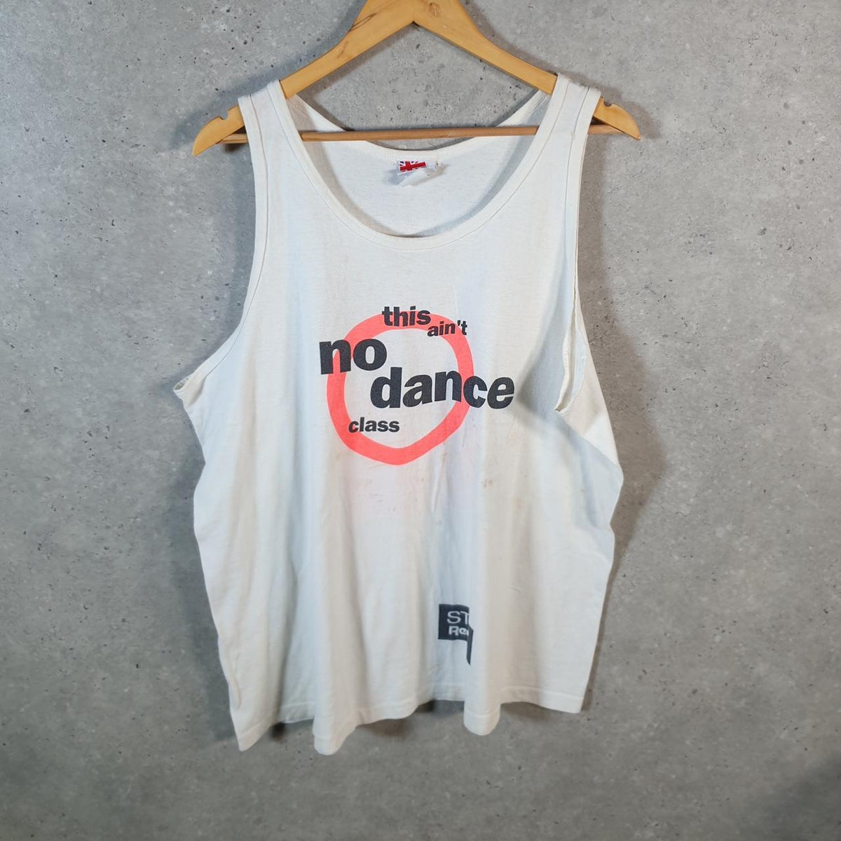 Vintage Reebok Build People 1992 USA Single Stitch Vest Men’s XL White