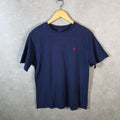 Vintage Ralph Lauren Polo T Shirt Men’s XL Blue Embroidered Pony Classic Fit C9107