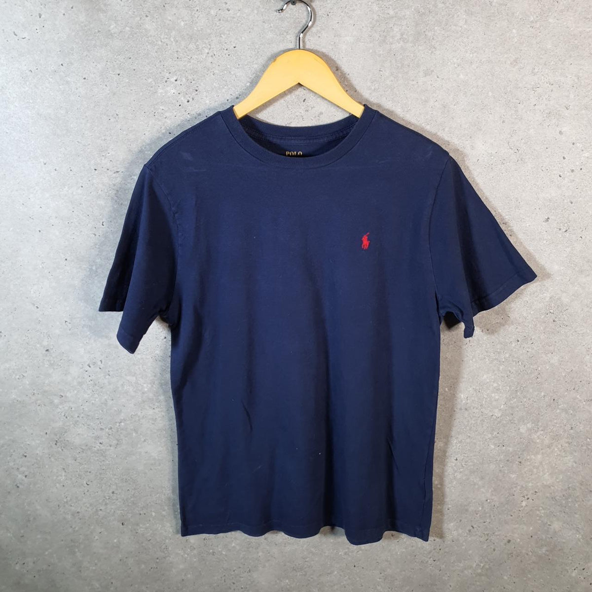 Vintage Ralph Lauren Polo T Shirt Men’s XL Blue Embroidered Pony Classic Fit C9107
