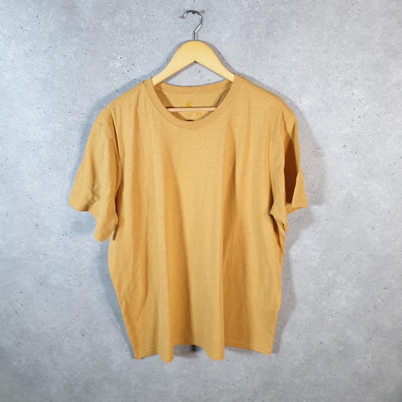 Vintage Carhartt Pocket T Shirt Womens 2XL Orange Workwear Chore Utility Original Fit C9193