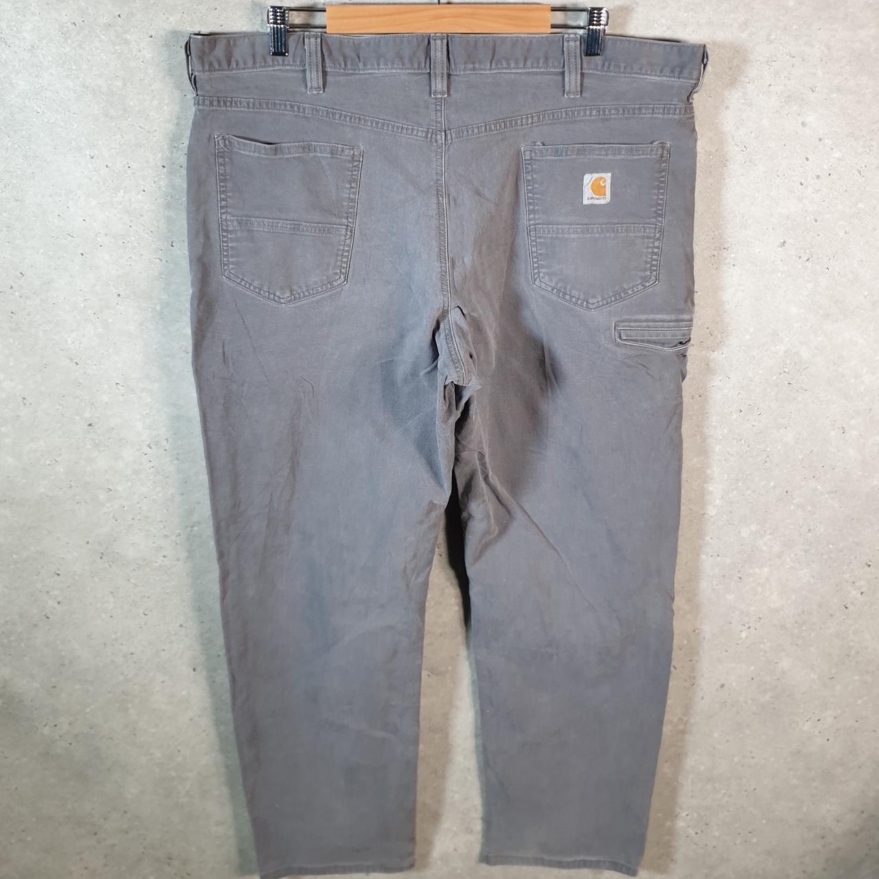 Vintage Carhartt Carpenter Trousers Mens W44 L32 Grey Relaxed Fit Workwear USA