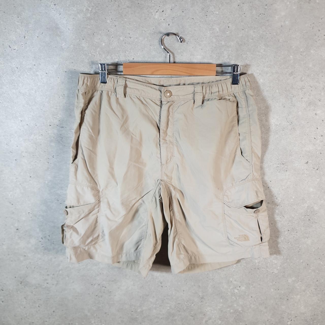 Vintage The North Face TNF Shorts Jorts Chino Cargo Men’s Medium Brown Baggy Cotton