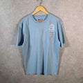 Vintage Carhartt Pocket T Shirt Men’s Medium Blue Workwear Chore Utility Loose Fit C9240