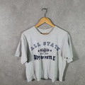 Vintage Kathy Island All Star Graphic 90s USA Single Stitch T Shirt Womens Small Grey