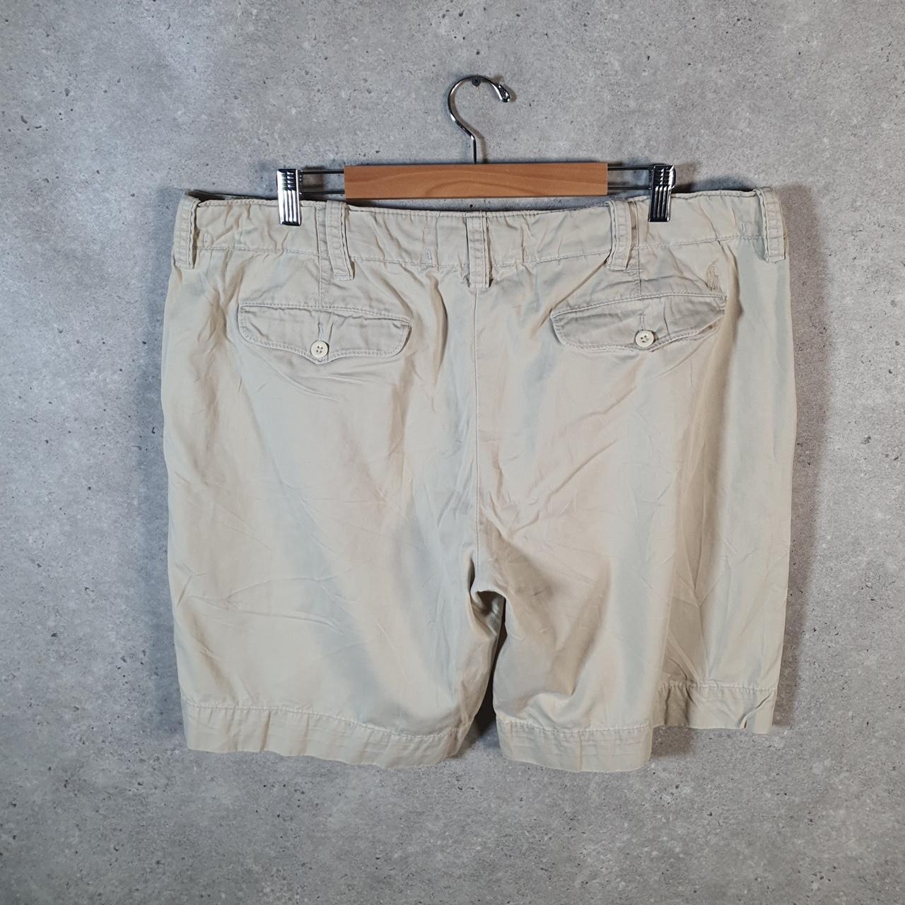 Vintage Ralph Lauren Polo Shorts Jorts Chino Cargo Men’s W40 Brown Baggy Cotton