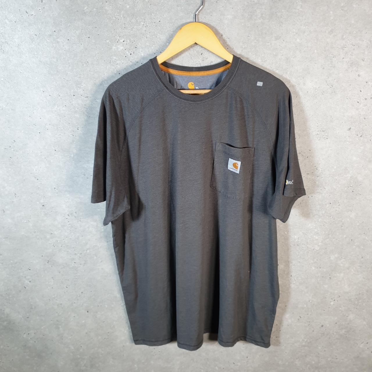 Vintage Carhartt Pocket T Shirt Men’s XL Grey Workwear Chore Utility Relaxed Fit C9189