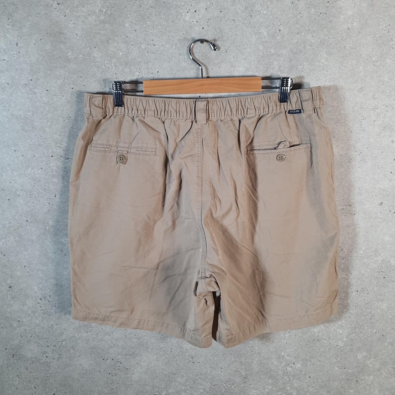 Vintage Dockers Chino Shorts Jorts Cargo Men’s W38 Brown Baggy Cotton A4432