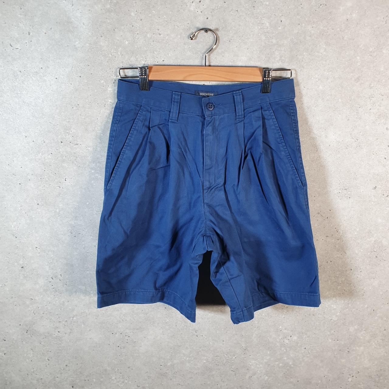 Vintage Dockers Chino Shorts Jorts Cargo Men’s W29 Blue Baggy Cotton