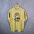 Vintage Hanes Tri Cherry Celebration 1992 USA Single Stitch T Shirt Men’s XL Yellow C9464