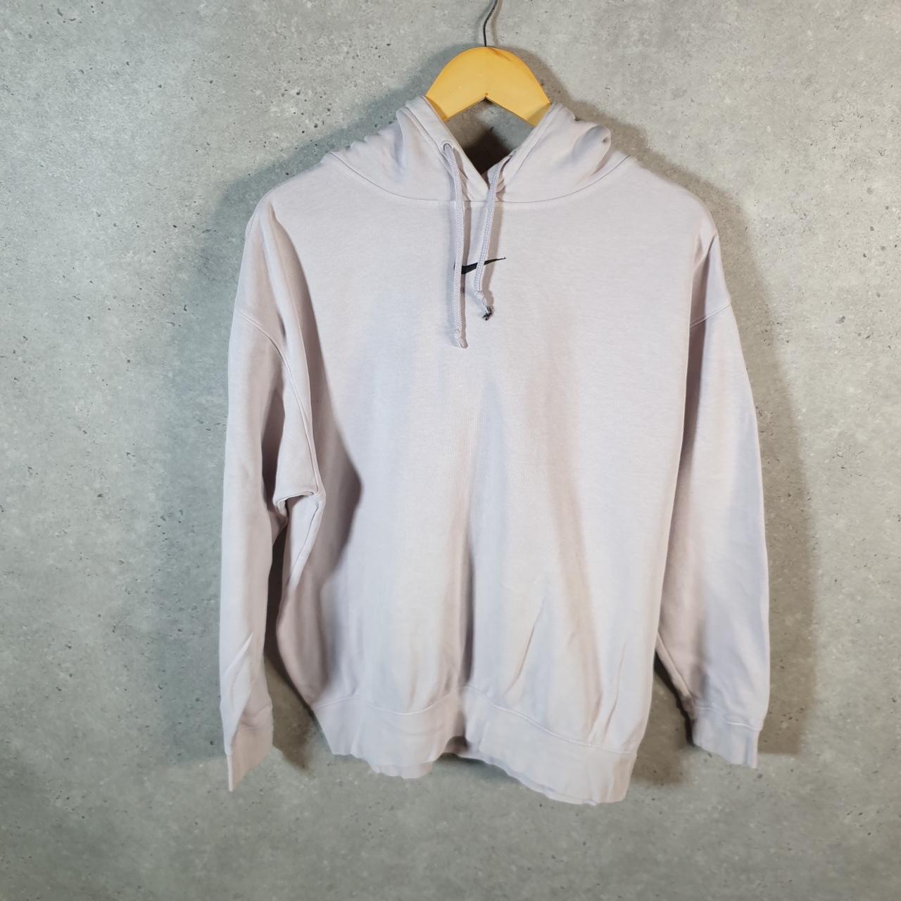 Vintage Nike Club Embroidered Hoodie Men’s Small Pink Swoosh Y2K Pullover