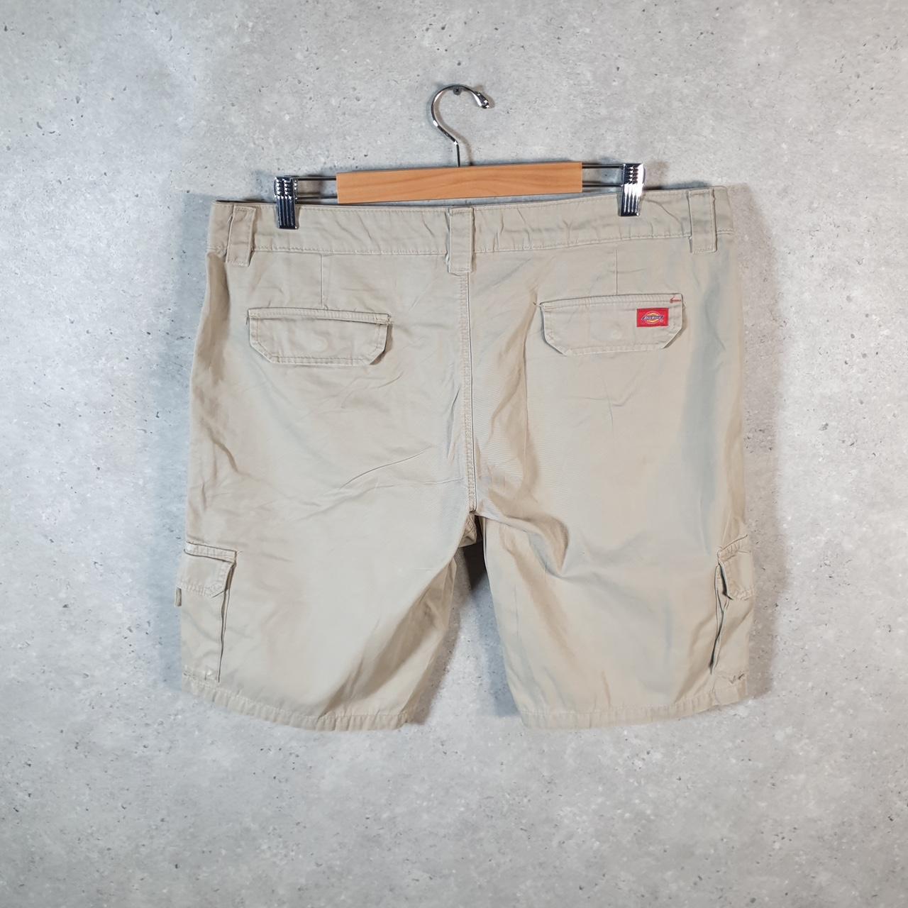 Vintage Dickies Baggy Chino Shorts Jorts Cargo Womens W38 Brown Regular Fit