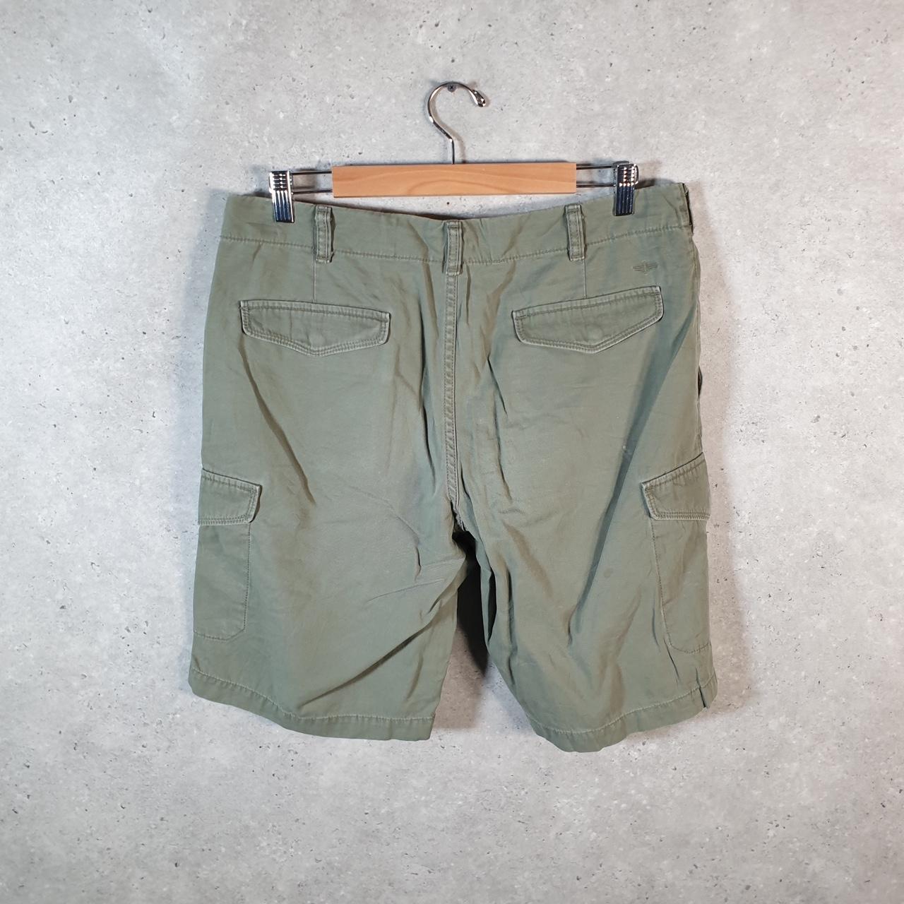 Vintage Dockers Shorts Jorts Cargo Men’s W34 Khaki Green Baggy Cotton