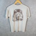 Vintage Lexington Busch Gardens Tampa 90s USA Single Stitch T Shirt Men’s Small White