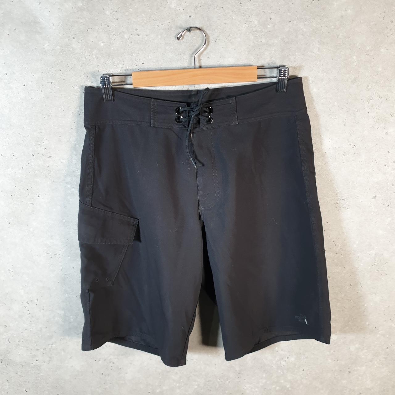 Vintage The North Face TNF Shorts Jorts Chino Cargo Men’s W32 Black Baggy Cotton