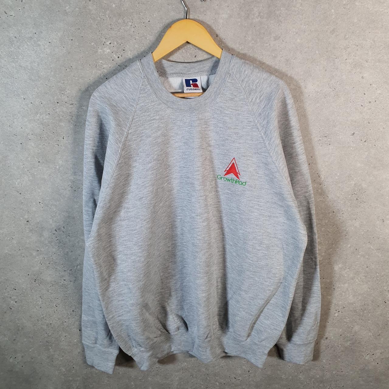 Vintage Russell Athletic GrowthPad USA Sweatshirt Men’s XL Grey Pullover