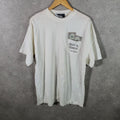 Vintage House Of Gabrielle Born To Spend Las Vegas 90s USA Single Stitch T Shirt Men’s XL White