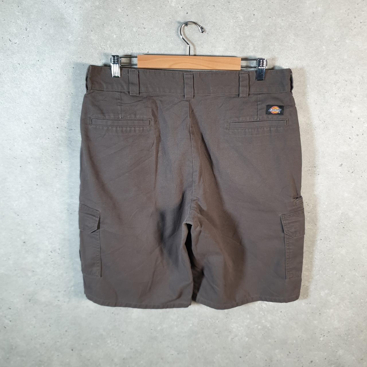 Vintage Dickies Baggy Chino Shorts Jorts Cargo Mens W36 Brown Relaxed Fit