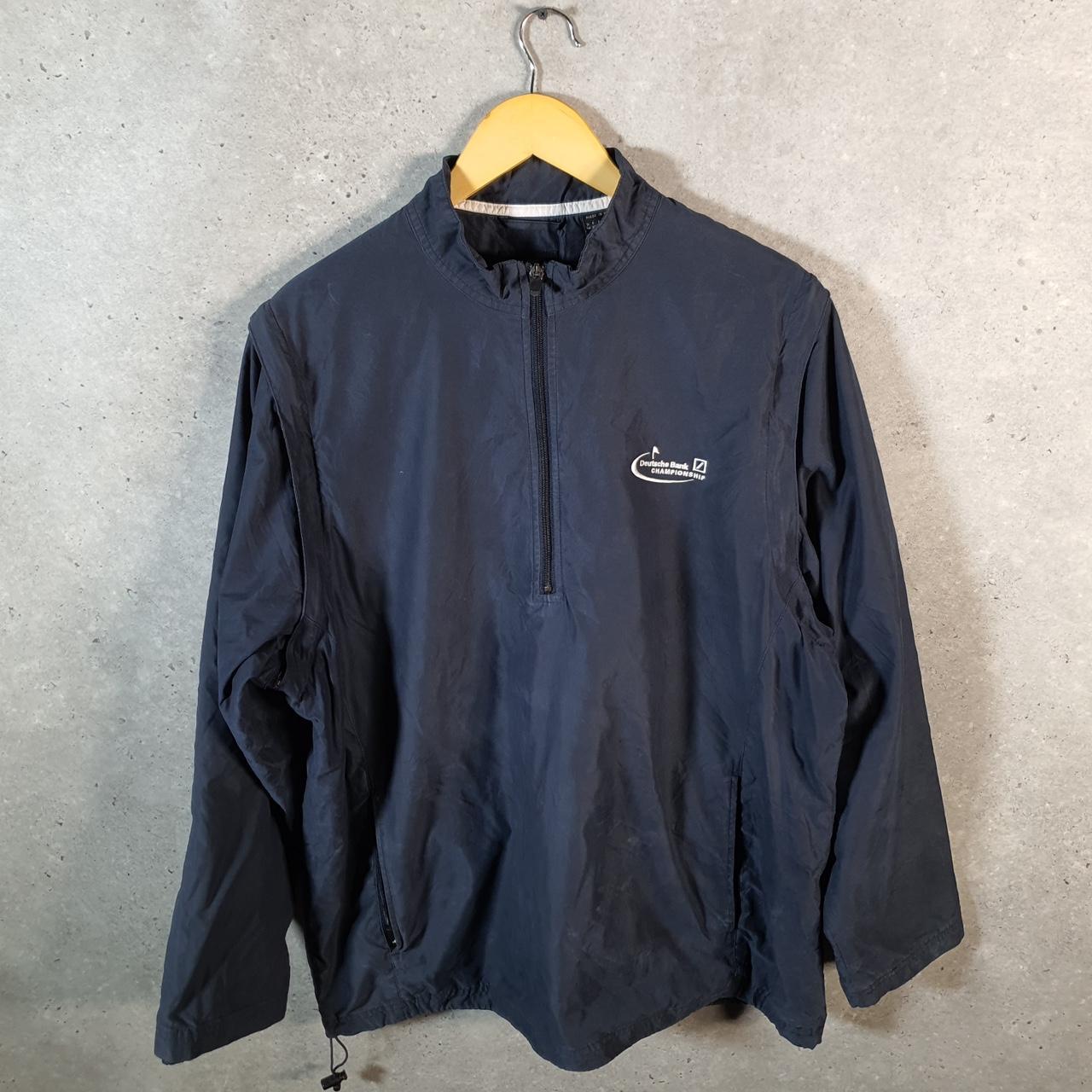 Vintage Fila Windbreaker Track Jacket Mens XL Navy Blue USA Full Zip Outdoors