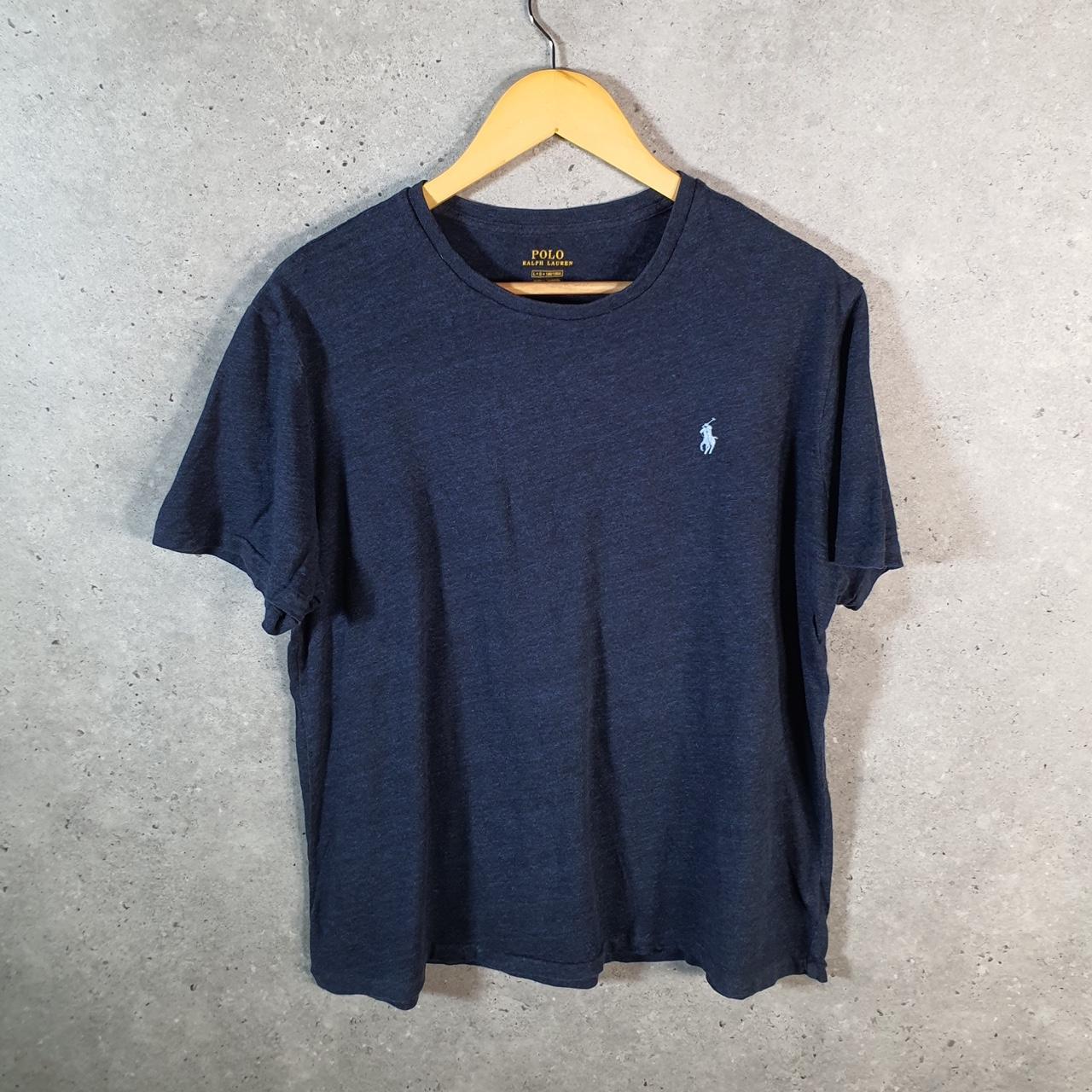 Vintage Ralph Lauren Polo Sport T Shirt Men’s Large Blue Classic Fit Embroidered Pony C8683