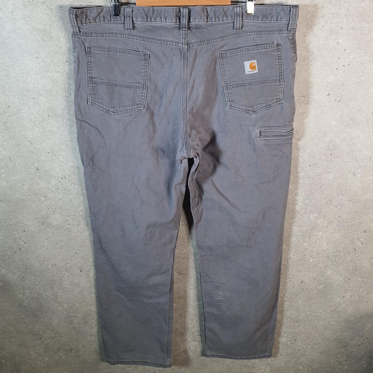 Vintage Carhartt Carpenter Trousers Mens W44 L32 Grey Relaxed Fit Workwear USA