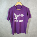 Vintage Beat Prep Eagle USA 90s Single Stitch T Shirt Men’s Small Purple C9404