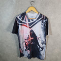Vintage Star Wars Kylo Ren T Shirt Men’s Large White Logo Graphic Spellout