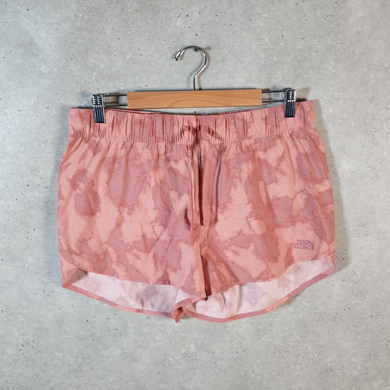 Vintage The North Face TNF Shorts Jorts Chino Cargo Womens Large Pink Baggy Cotton