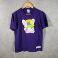 Vintage Jerzees USA 90s Bunny Single Stitch T Shirt Men’s Medium Purple Big Fish Vintage