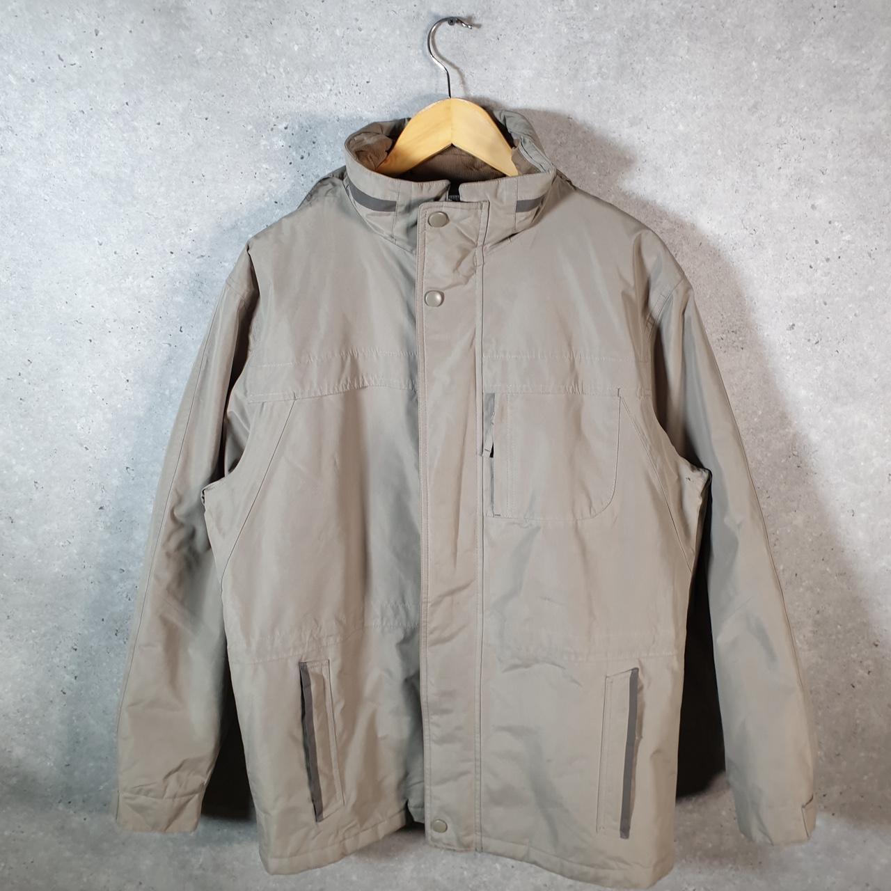 Vintage Brook Taverner Jacket Mens Large Brown Utility Hunting USA Pockets